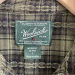 Woolrich  Green Plaid Button Down Shirt Petite L Photo 10