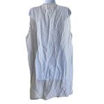 Anthropologie By  striped tassel sleeveless Cotton‎ kimono OS Photo 1