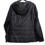 Athleta Women's Black Quilted Hooded Jacket Coat Puffer 1X Plus Size Fall Winter Photo 4