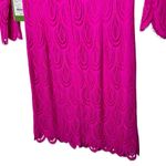 Lilly Pulitzer Hera Dress Magenta Two Tone Feather Lace 4 Photo 7