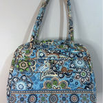 Vera Bradley  Bali Blue Paisley Floral Shoulder Bag OS Photo 0