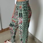 Farm Rio  Printed Pants Green Tropical XS Photo 1