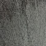 Scala  beaded fringe silk dress formal cocktail party mother of the bride 2x Plus Photo 7