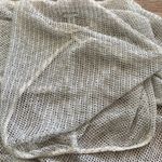 GRLFRND  Disco White Mesh Knit Beaded Hoodie sz M Photo 8