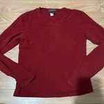 Banana Republic  red long sleeve size small Photo 0
