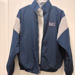 Reebok Vintage 1990s Navy and Gray  Windbreaker Zip Up Jacket Photo 0
