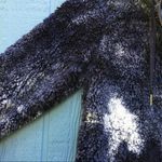 Nordstrom Te Verde Tie Dye Half Zip Drawstring Hoodie S Marble Blue Fuzzy Cozy Photo 6