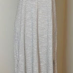 NWT MIA &T ESS Tank Dress. Size Large. White/blue with black stripes‎ White Photo 0