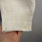 Vintage Sue Hillis Noah's Ark sweater 3D animals ceramic buttons cream M USA Size M Photo 10