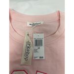 Workshop Republic Clothing  Love Appliqué Pink Crewneck Sweatshirt‎ Women's Large Photo 4