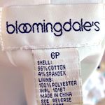 Bloomingdale’s Seersucker dress with matching blazer. Sky blue/ white. Size 6P. Blue Photo 8