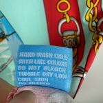 J. McLaughlin Nautical Sailboat Print Tee Medium Red Catalina Cloth Coastal Slim Photo 9