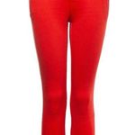 J Brand  for Intermix Fiery Red Skinny Ankle Zip Jeans Size 29 Photo 0