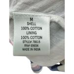 Harper  Heritage Stripe Sundress Purple Mauve Blue M Button Up Tie Smocked Brunch Photo 4