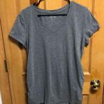 a glow A:GLOW maternity’s short sleeve Gray top size xlarge. Photo 0