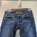 Big star Sweet Boot Ultra Low Rise Jean Embroidered Pocket Dark Wash 26R Photo 2