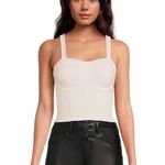 No Boundaries Ivory Crochet Lace Bustier Top NWT! Photo 0
