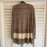 Cato ‎ Tan And Cream Cardigan Size Large Photo 1