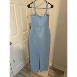Eliza J Rose Sleeveless Scuba Gown In Light Blue Photo 3