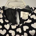 Kate Spade  Black and White Heart Mini Shift Dress Photo 5