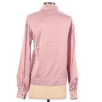 Haoduoyi NWT!  Pink Mauve Longsleeve Blouse S Photo 8