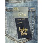Indigo Rein  High Rise * Crop * Raw Hem * distressed jeans Sz 1 NWT ￼ Photo 10
