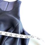 Alfred Sung  D707 Blue Satin Halter Jewel Neck Bridesmaid  Gown size 2 Photo 7