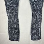 Nike  Dri-Fit Navy Light Blue Printed Cropped Running Leggings Sz S (26x22) Photo 5