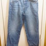 Black Orchid women's ROSIE low waist button fly fray hem crop boyfit jeans 29x24 Photo 0