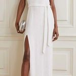 Retrofete Tilly Belted Sequin Chiffon Maxi Dress White Size XS NWT Sleeveless Photo 0