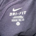 Nike  Dri Fit Womens Long Sleeve Quarter Zip Pullover Top Black XL Athletic Photo 3