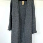 Heartless Jeans chunky knit open front bell sleeveed dark gray cardigan size Sm Photo 0