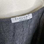 Ekouaer Gray & White Chemise Nightgown Slip Lace Lounge Dress Size Medium Photo 4