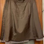 Loft Women Wool Blend Skirt Sequin Velvet Trim Lined Aline-8P Photo 3
