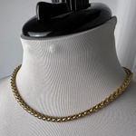 vintage faux gold choker regal necklace quiet luxury anniversary business casual Photo 0