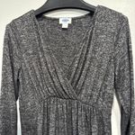 Old Navy Maternity Knit Top Small Wrap V Neck Long Sleeve Nursing Blouse Shirt Photo 1