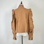 Ulla Johnson $750 NWOT  Wool Lucinde Double-Breasted Pea Coat Jacket Ruffles Sz P Photo 10