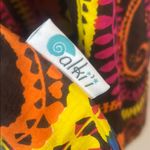 Vibrant‎ Multicolor Paisley Dress 100% cotton Black Size undefined Photo 5