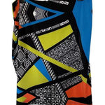 Kelly & Diane Skirt Womens Size 12 Multi Colorblock Abstract Bold Statement Black Photo 0
