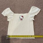Hello Kitty  SANRIO Coquette Ruffle Sleveless Crop Top Photo 3