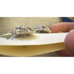 Austrian Crystal Vintage Pierced Earrings Estate Jewelry Pre Photo 3