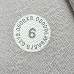 Lululemon  On The Fly Skirt Woven Wrinkle Free Unlined‎ Silverstone Grey Size 6 Photo 7