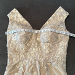 Women’s Chiffon & Lace Appliqué Corset Back Dress Mother of the Bride Size 10 Photo 8