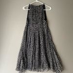 Leon Max Vintage sz 6 Y2K heart print 100% silk mini dress Black Photo 6