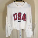 Grayson Threads  NWOT Women's USA Graphic Sweater Off-White Size L Photo 1