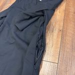 J.Crew  Womens Wool Blend Short Sleeve Cowl Neck Sheath Dress Black Size 0 Zip Up Photo 3