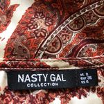 Nasty Gal  knotted‎ front paisley romper Photo 6