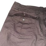 The Limited  Drew Fit Chino Shorts Women’s 4 Dark Brown Patch Pockets Stretch Photo 3
