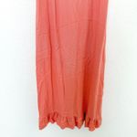 Abercrombie & Fitch Y2K Womens Dress Size S Coral Babydoll Milkmaid Cottagecore Photo 3