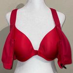 Victoria Sport Victoria's Secret Women’s Size 38DD Knockout Red Sports Bra Zipper Clasp Front Photo 2
